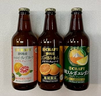 Amazon.co.jp: クラフトチューハイ 静岡産 三ケ日みかん スルガ
